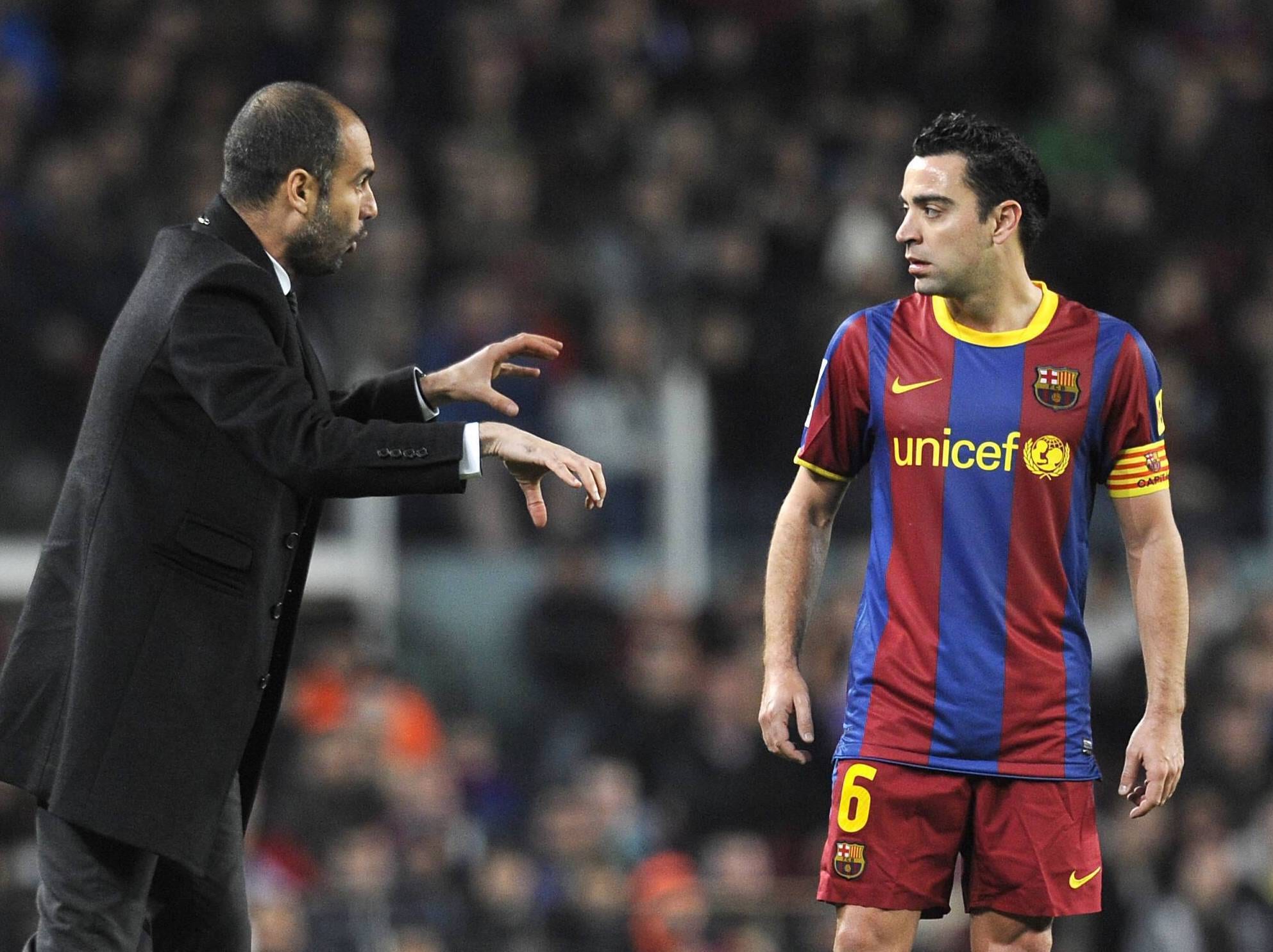 Pep and Xavi