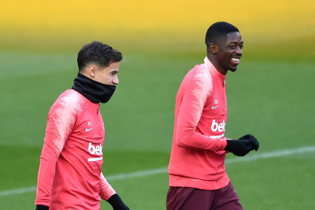 Ousamne dembele and Coutinho