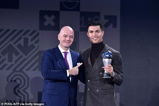 Cristiano-Ronaldo-receives-Special-Award-as-FIFA-celebrates-Portuguese-strikers