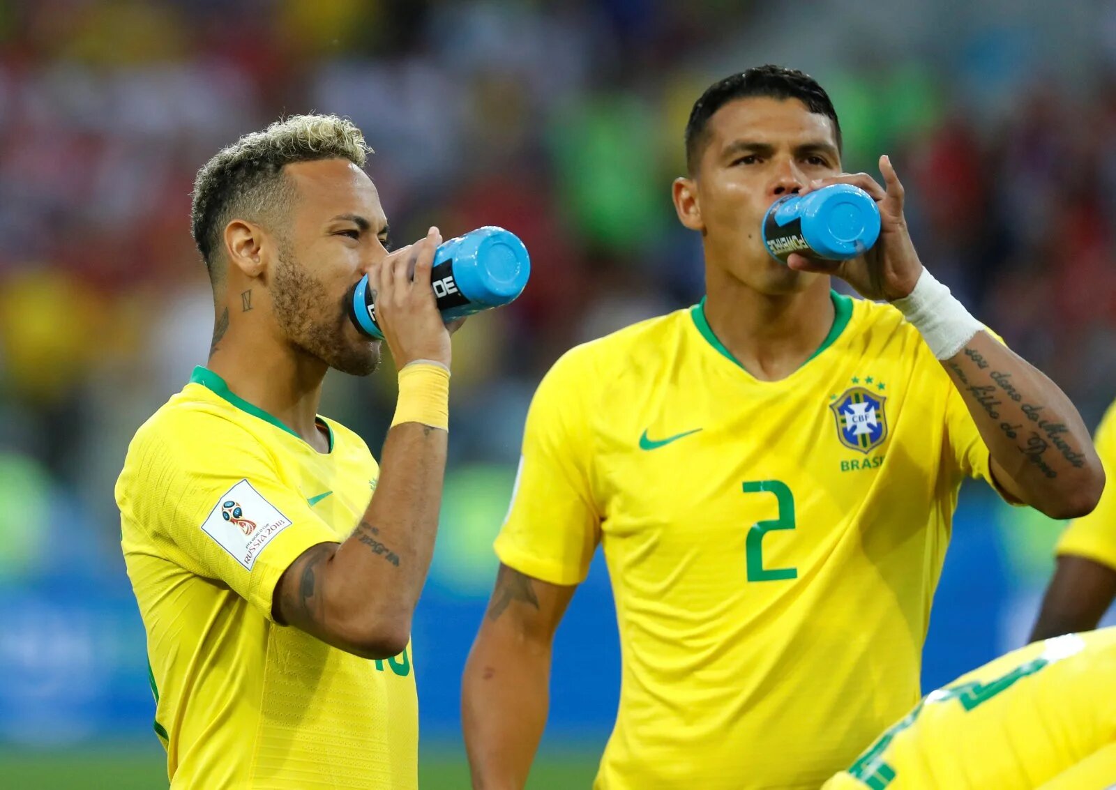 Neymar-and-Thiago-Silva-for-Brazil