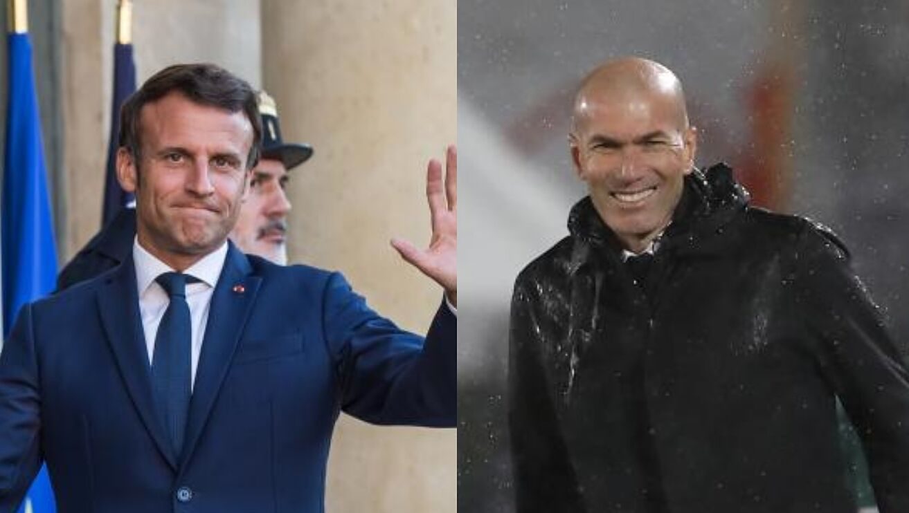 macron and zidane