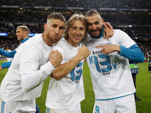 ramos, modric and karim