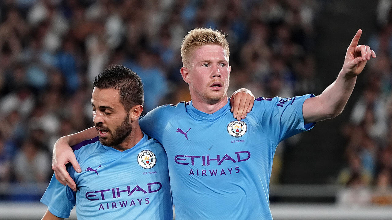 Kevin de Bruyne and Bernardo Silva