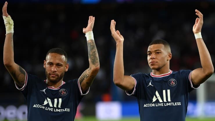 neymar and mbappe