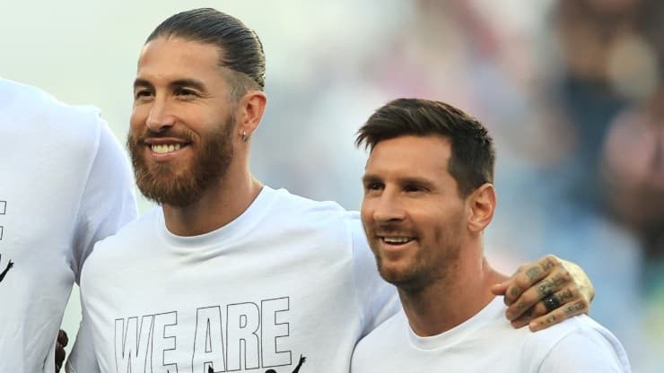 Lionel Messi and Sergio Ramos