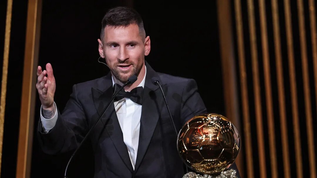 Lionel Messi wins the 2023 Ballon d'Or